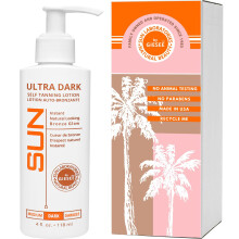 Sun Laboratories By Ultra Dark Selbstbrunungslotion 4 oz organischer sonnenloser Bruner fr dunkle Tne, langanhaltend Sun Labs Sun Selbstbruner