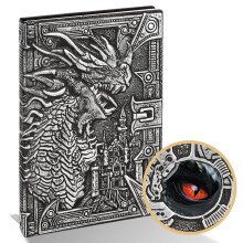 3D Dragon DND Journal Writing Notebook Fantasy D&D Leather Journal Book for Dungeons and Dragons Gifts Nerdy DM & Players RPG Lovers Accessories 200