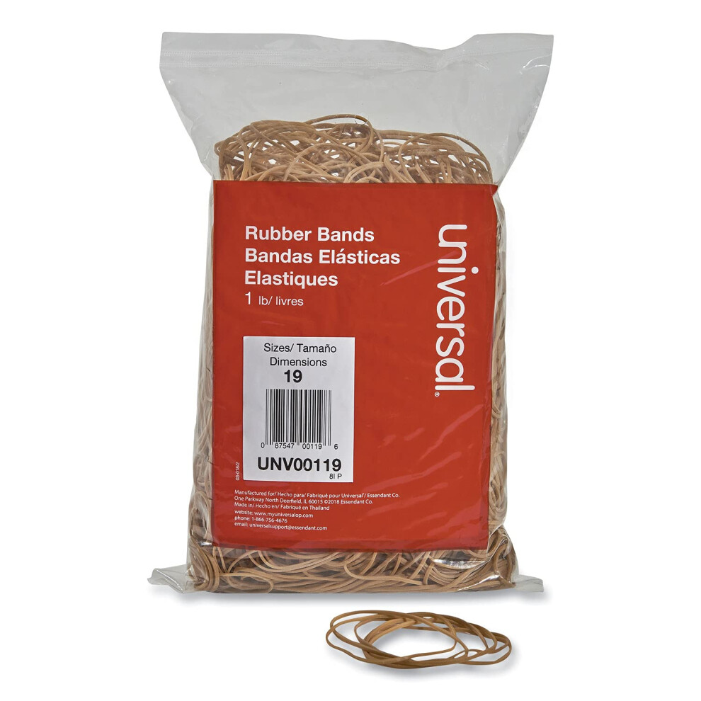 Rubber Bands 1240 Bands/1 Lb Pack [Set Of 2]