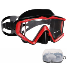 AQUA A DIVE SPORTS Duikmasker Anti-condens Zwemmen Snorkelmasker Geschikt voor volwassenen Scuba Dive Swim Snorkelbril Maskers (rood)