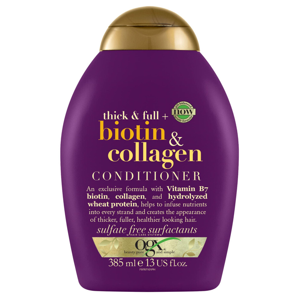 Ogx Biotin And Collagen Conditioner 385 Ml By Ogx