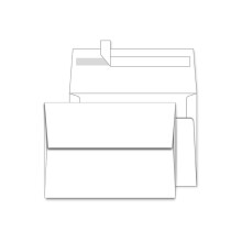 A7 Printable White Envelopes 5x7 100 Pack Quick Self Seal for 5x7 Cards Perfect for Weddings Invitations Photos Graduation Baby Shower 5.25 x 7.2