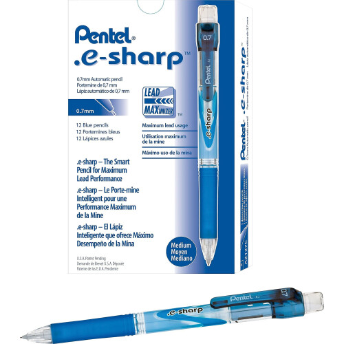 Pentel Bleistift MECH ESHARP 0,7 MM BE 12er Pack 2