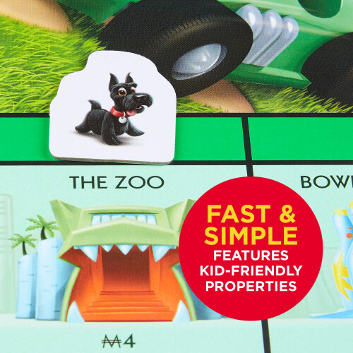Monopoly Hasbro Gaming Monopoly Junior Board Game  Ages 5 and up Amazon Exclusive 2