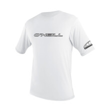 O'Neill Wetsuits niños Youth Basic Skins 50+ Camisetas de Manga Corta, Blanco, 12 US