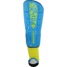 (M, Sky Yellow) Espinilleras Vizari Málaga para niños y adultos - Espinilleras de fútbol con correas ajustables - Negras - Talla XXS