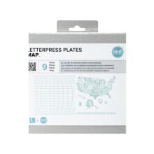 We R Memory Keepers 0633356037439 Druckplatte Letter Press-Floral Set (12-teilig)