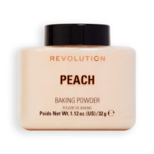 Revolution Sknhet Ls Bakpulver Makeup Setting Powder Lngvarig tckning Mattifierar & minskar glans Persika 1,13 Oz