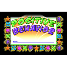 North Star L?rer Ressource Positiv Opf?rsel Incitament Punch Cards