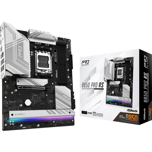Asrock Placa Base - ASRock - B850 Pro Race Sport - Socket AM5 - 1 Procesador Máximo - Compatible con AMD
