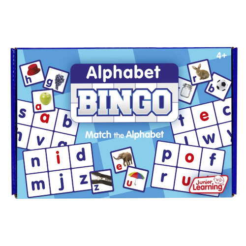 Junior Learning Bingo Αλφαβήτου Εκπαιδευτικά Παιχνίδια, Μικρό