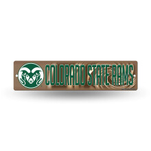 Rico Industries NCAA Colorado State Rams 16-Zoll-Straenschild aus Kunststoff, Dekor