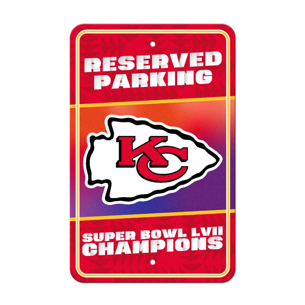 Kansas City Chiefs Super Bowl LVII Parking Sign-image-OPC-PG2FGJH-NEW