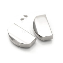 CRAFTMEMORE Hrot opasku se roubem Hrot popruhu Koncovky popruhu DIY Sewing Craft 4 Pack SC19 (7/8 Inch Silver)