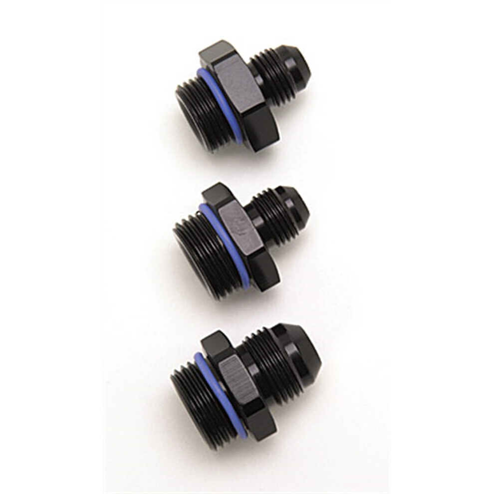 Edelbrock/Russell 670660 Anodized Aluminum -8An Dry Sump/Fuel Fitting Black 087133909165