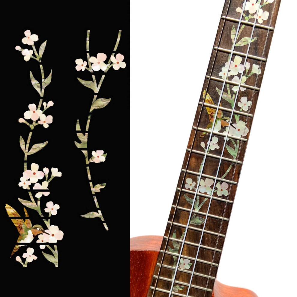 Albero Della Vita Con Colibrì - Marcatori Per Ukulele Tenore-image