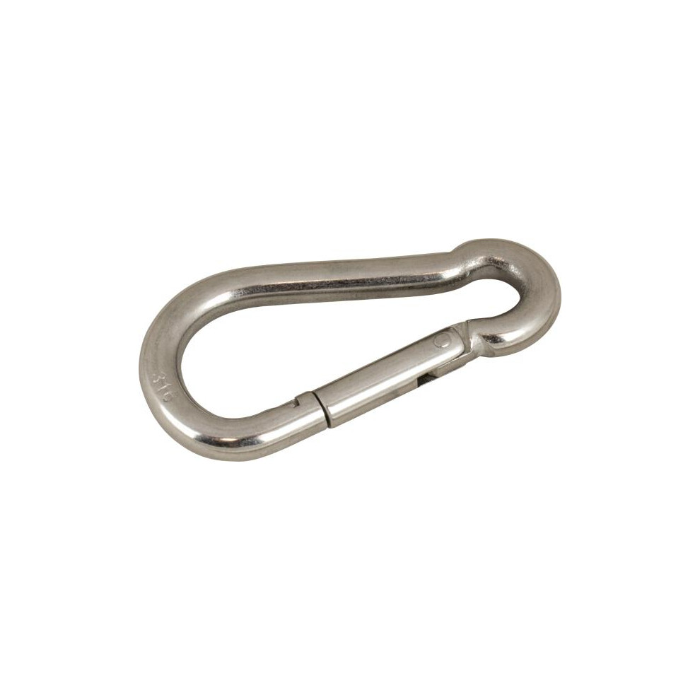 MOUSQUETON EN ACIER INOXYDABLE - 4 (T)