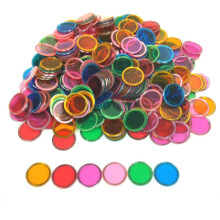 TAPP -samlingar Bingo Transparenta Chips 300 -Pk - olika frger