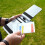 On Par Premium Golf Scorecard Holder - Ostrich  Black/White 2