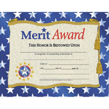 HAYES SCHOOL PUBLISHING Merit Award Certificate 8,5"""" x 11"""" Pakke med 30 Multi