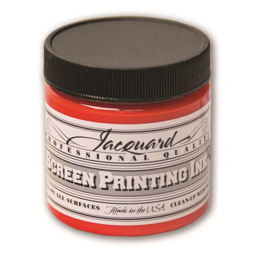 PROF SCRN PRNT INK 4OZ SCARLET