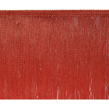 Taieri lnga curte de 4 """" Chainette Fringe Trim Cranberry (5 curte taiate)