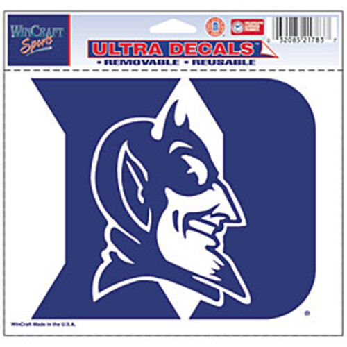 Duke Blue Devils Decal 5x6 Ultra Color