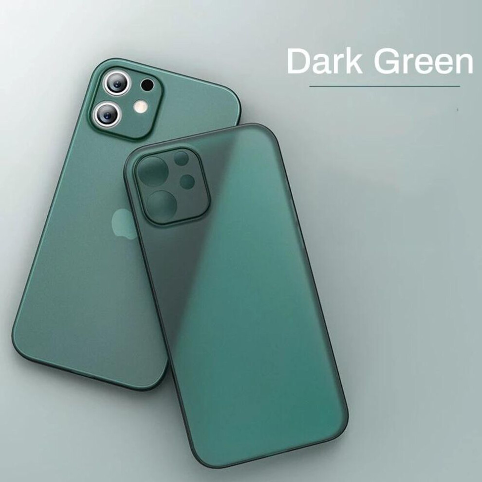 (green, iPhone 13 Pro Max) Ultra Thin Matte Phone Case For iPhone 11 12 13 14 Pro max mini Xs Max X Xr iphone SE 2020 7 8 Plus Transparent Cover Coque