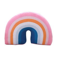 Kids Rainbow U Shape Pillow Neck Cushion Head Support Child Sleeping Plush Toy New Toyspink|