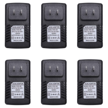 6X Power Supply Ethernet POE Injector Adapter for IP Phone Gateway Camera(24V/1A US Plug)