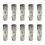 50 Pcs 1000 Fuse Solar PV Explosion-Proof Silver - 15A 2