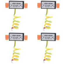 4X RS485 Date Signal Power Arrester Anti Surge Protector Monitoring CCTV Camera Protection Device Preventer