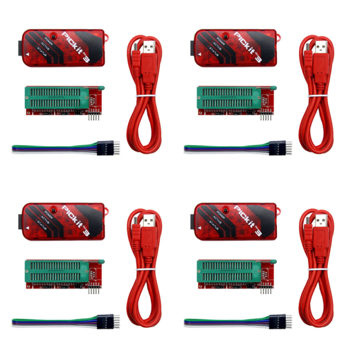 4X PICKIT3 Programmer Universal PIC ICD2 PICKit 2 PICKIT 3 Programming Adapter Seat 1