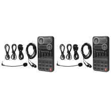 2X Mini Portable Voice Changer Multiple Audio Effect Live Sound Changing Card Speaker Device for Mobile Phone PC Tablet