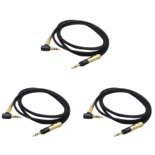 3X Headphones Replacement Audio Cable for HD518 HD558 HD598 HD595 HD559 HD569 HD579 HD599(Without Microphone)