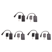 6 Pcs AC 90-240V 3 Pins XLR Remote Control Receiver Equipment Controller Receptor 400W 500W 900W 1500W Smoke Fog Machine
