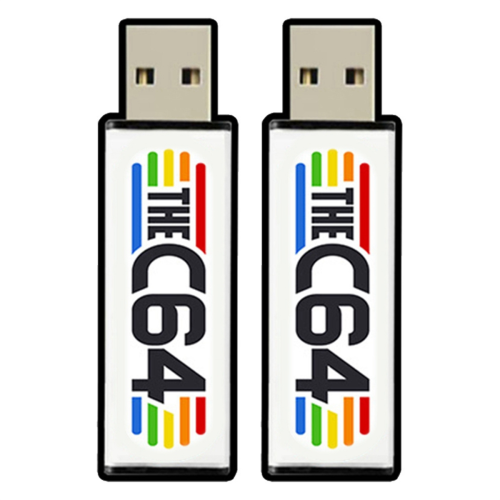 2X USB Stick for C64 Mini Retro Game Console Plug and Play U Disk with 5370 Games