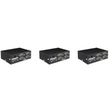 3X MT-RS104 Active Serial RS232 Splitter 1 to 4 Bi-Direction Switcher with Power Adapter-US Plug