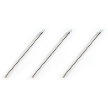 3Pcs 5.6M 201 Stainless Steel Whip Antenna Pull Rod for HF Radio Positive V GP DIY M10