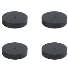 4X Carbon Fiber Speaker Isolation 40X10mm Spikes Base Pad Stand Feet HiFi AMP