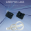 200Pcs USB Dust Plug Charger Port Cover Cap Security Lock Universal Dustproof Protector PC Notebook Laptop 3