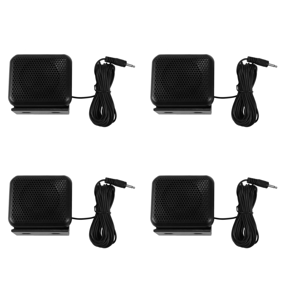 4X Mini External Speaker -100 For Icom Ham Radio Cb Hf Transceiver 4851689830626