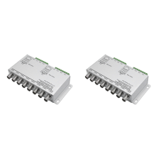 2X Passive Video Balun for TVI CVI AHD Cameras CCTV Via Twisted Pairs UTP 8CH Transceiver BNC to RJ45