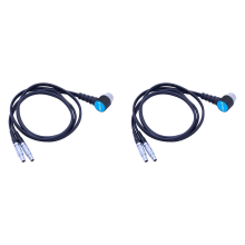 2X Ultrasonic Thickness Gauge Probe Cable Transducer Diameter 10mm/5MHz