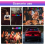 2X LED Pixel Panel,USB 5V Flexible Module RGB Scrolling Text Animation Display,Bluetooth APP,16X32 LEDs 7x17CM 6