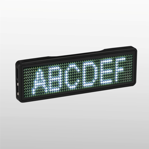 3X Bluetooth LED Name Badge Rechargeable Light Sign DIY Programmable Scrolling Message Board Display LED,Type 5 1