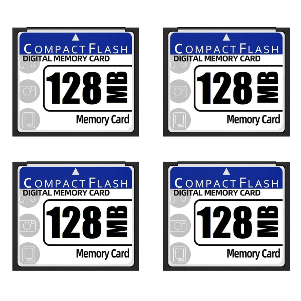 4X 128Mb Compact Flash Memory Card For Camera, Advertising Machine, Industrial Computer 4851689831951