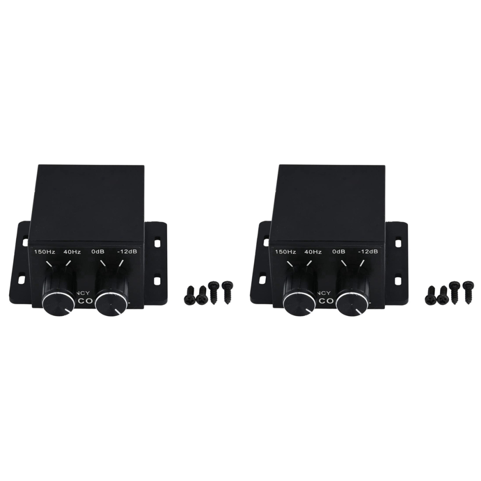 2X Car Audio Regulator Amplifiers Bass Subwoofer Stereo Equalizer Controller 4 4851689832583