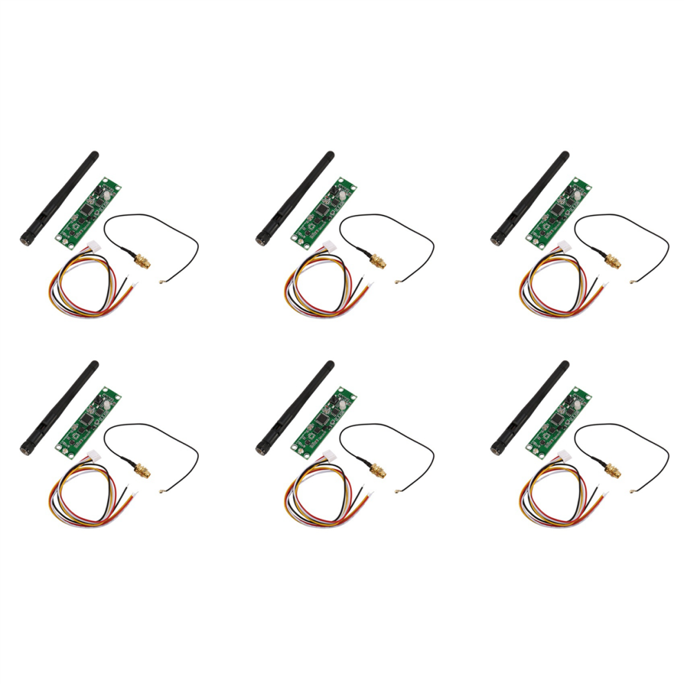 6X Dmx512 2.4G Led Wireless Module Leds Pcb Transmitter Receiver With Controller Antenna Light 4851689832613