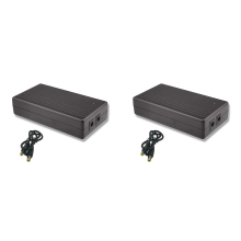 2X 12V 1A 14.8W Multipurpose Mini UPS DC Battery Backup Security Standby Power Supply Uninterruptible
